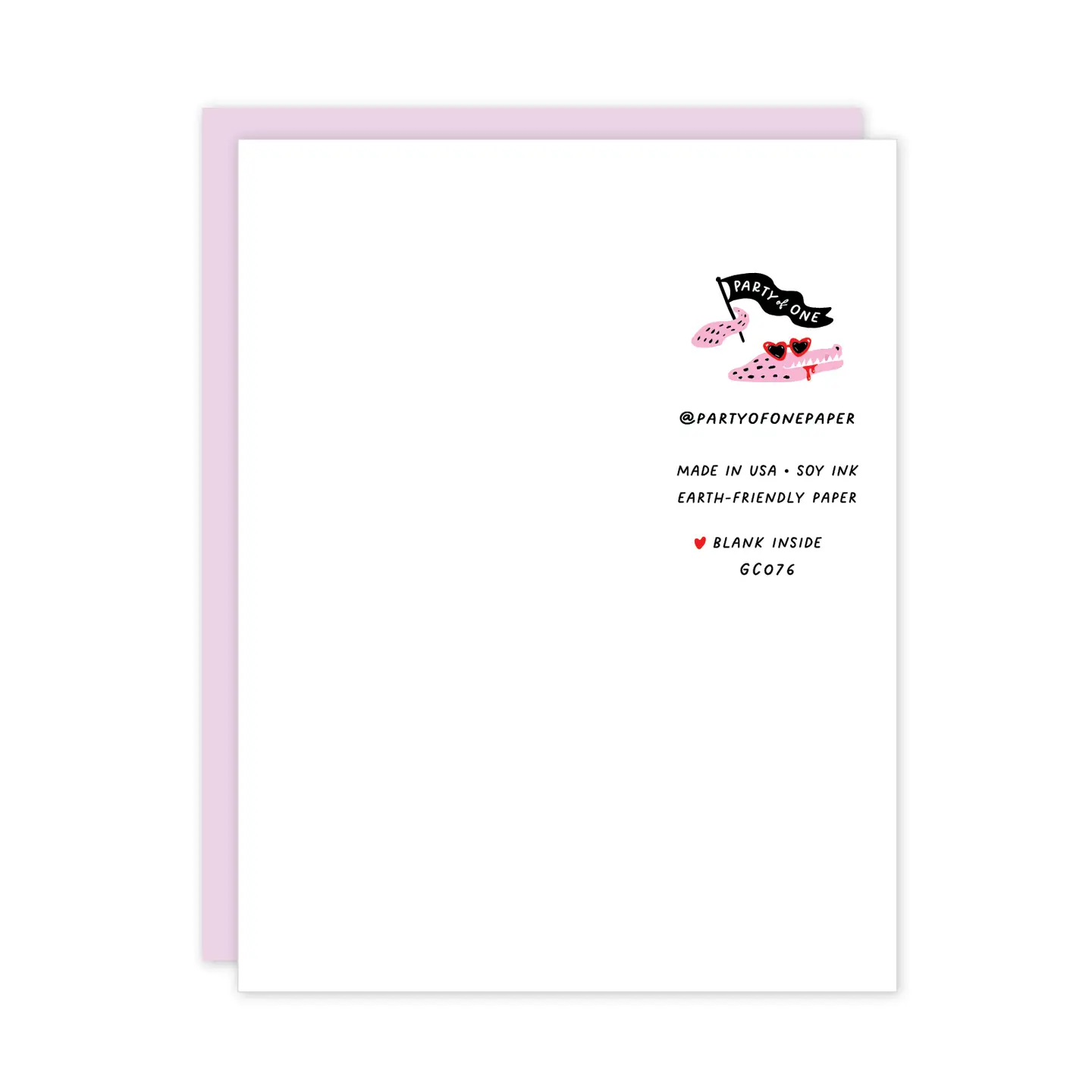 Party of One Love Card - Rare Find