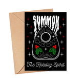 Summon The Holiday Spirit Christmas Card