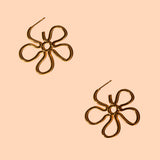 Buttercup Hoops - 18K Gold Plated