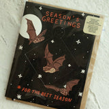 Spooky Season's Greetings Ornament Card