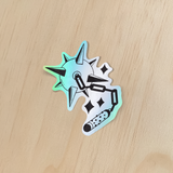 Holographic Flail Sticker