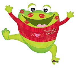 Toad-ally Kissable Valentine's Day Balloon