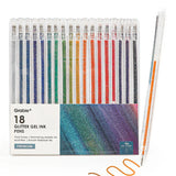 Grabie Set of 18 Glitter Gel Ink Pens
