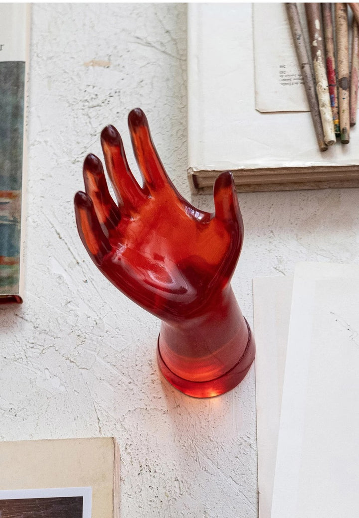 Orange Resin Hand