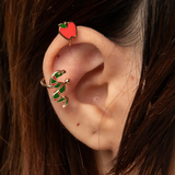 Yellow Owl Workshop Ear Cuffs -  Apples & Snakes