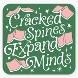 Cracked Spines Expand Mind - Sticker