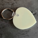 'Butter' Heart-Shaped Keychain