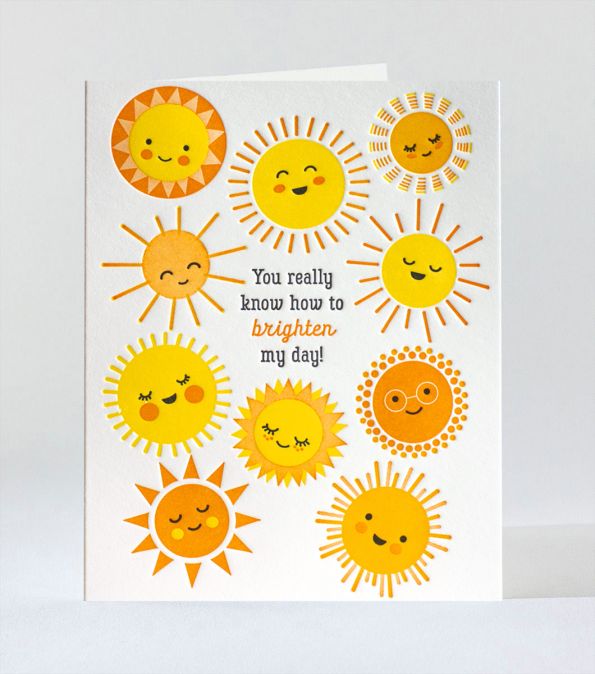 Elum Friendship/Encouragement Card Brighten My Day