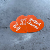 Heart Shaped Sticker - Grilled Cheese