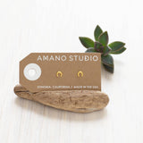 Tiny Horseshoe Stud Earrings