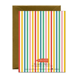 Colorful Pop Checkered Graduation Card