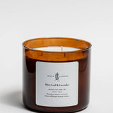 Mint Leaf and Lavender Candle