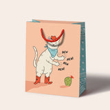 Cowboy Kitty Gift Bag