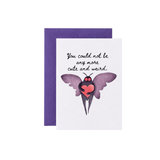 Cryptic Paper Co. Love/Anniversary Card - Cute & Weird