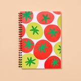 Tomato Letterpress Spiral Notebook
