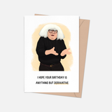 Frank as Ongo Gablogian Always Sunny Birthday Card