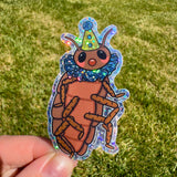 Clown Roach Sticker