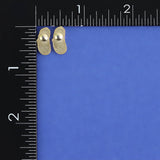 Enamel Stud Earrings - Pickle