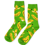 Yellow Owl + Kristina Micotti Large Crew Socks - Banana