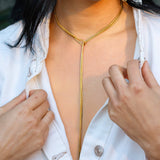 SlipKnot Necklace - 18K Gold Plated