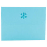 Snowflakes Note Cards with Letterpress Envelopes