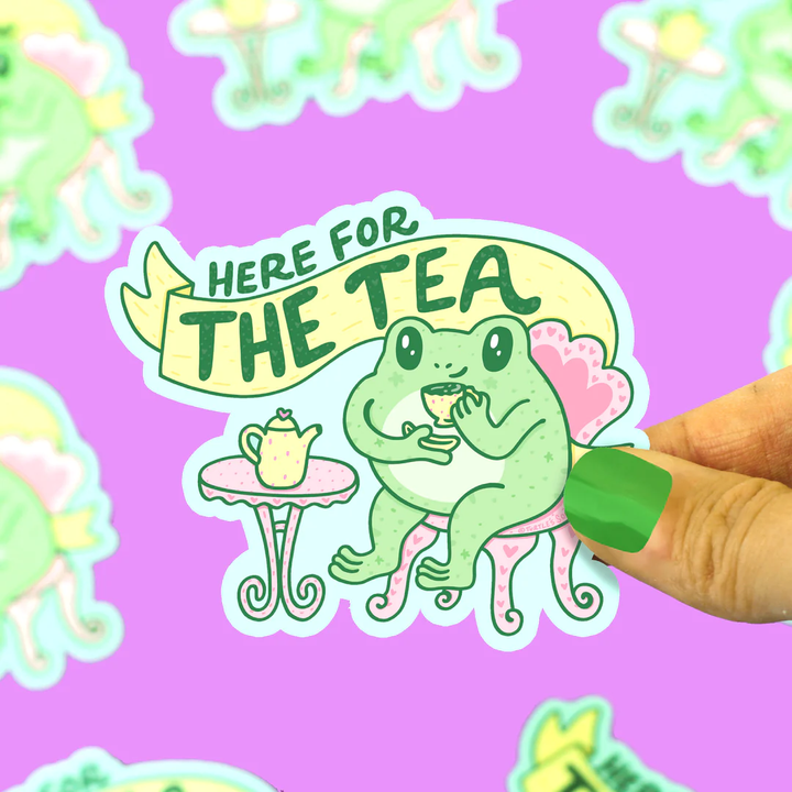 Turtle's Soup Sticker Here For The Tea