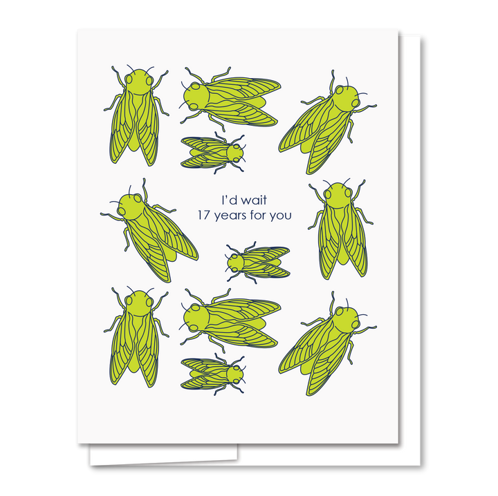 Cicadas - Illustrated Funny Love Card