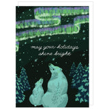 Aurora Borealis Holiday Card