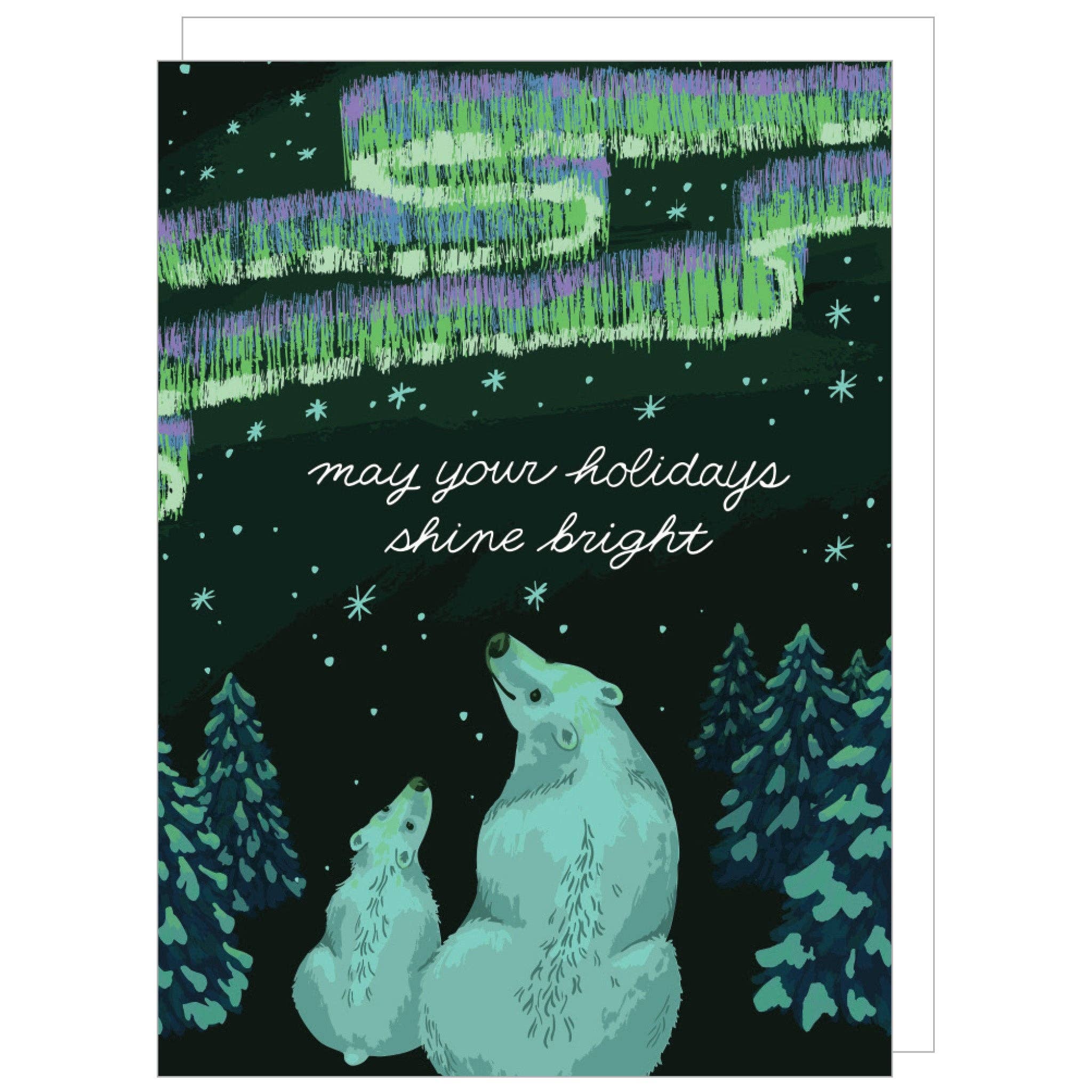 Aurora Borealis Holiday Card