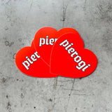 Heart Shaped Sticker - Pierogi