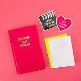 Famous Last Words Hardcover Journal