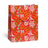 Large Gift Bag - Peace and Love Amaryllis