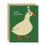 Party Hat Goose Birthday Card