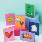 Die Cut Christmas Tree Holiday Card