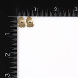 Enamel Stud Earrings - Raven