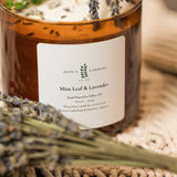 Mint Leaf and Lavender Candle