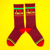 Gumball Poodle Gym Socks 'I ❤️ Kimchi'