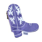 Coin and Card Holder Cowgirl Boot Pouch