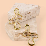 Amoeba Studs - 18K Gold Plated