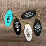 Real Americans Fight Fascists Not Become Them Keychain