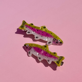 Not Picasso Rainbow Trout Hair Clip Set