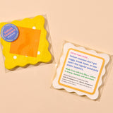 Cracker Vellum Coasters - With Cheese (Set of 4)