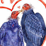 Liyana Studio Love/Anniversary Card - Vultures