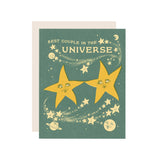 Best Couple in the Universe Wedding Card