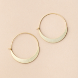 Scout Curated Earrings - Crescent Hoop / Gold Vermeil