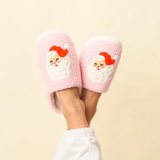 Darling Effect Fuzzy Slippers  -  Santa S/M