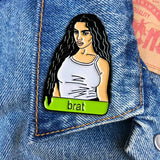 Charli XCX 'Brat' - Enamel Pin