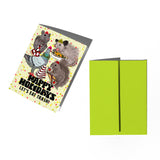 Trash Animals Holiday Card