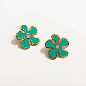 Eddo Earrings - Blue