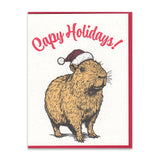 Capy Holidays Christmas Card